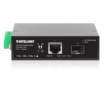 Convertidor de datos Gigabit industrial e inyector PoE Image 5