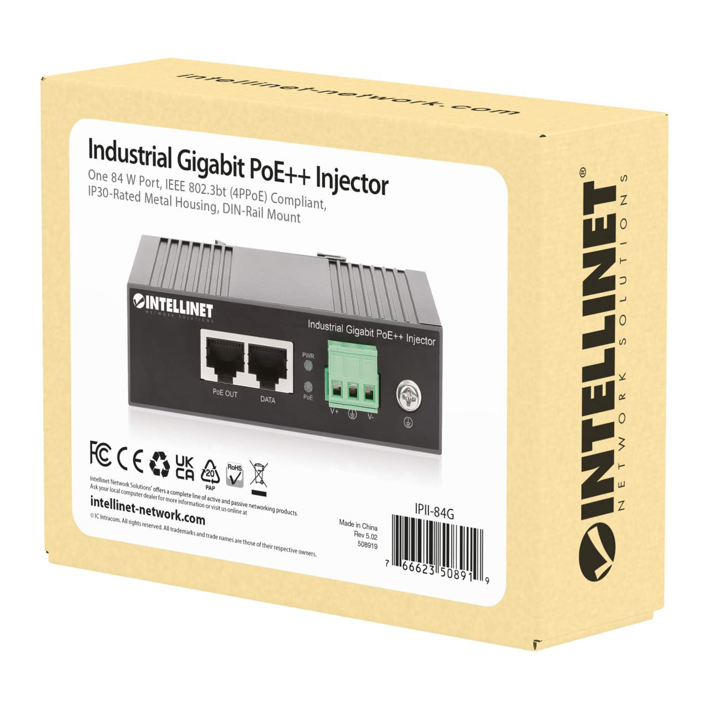 Inyector Industrial Gigabit Ultra PoE Packaging Image 2