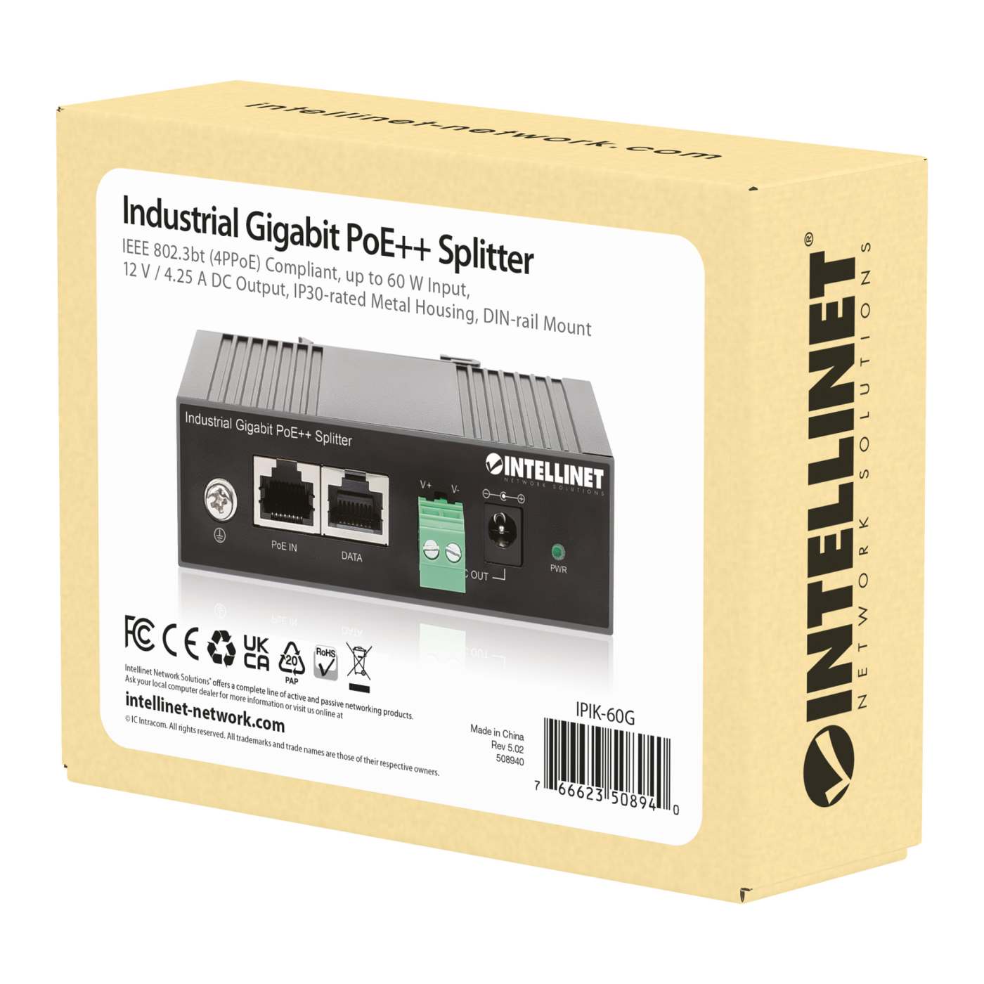 Divisor Industrial Gigabit Ultra PoE Packaging Image 2