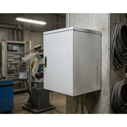 Gabinete mural industrial IP55 de 19" con ventiladores integrados, 18U Image 10