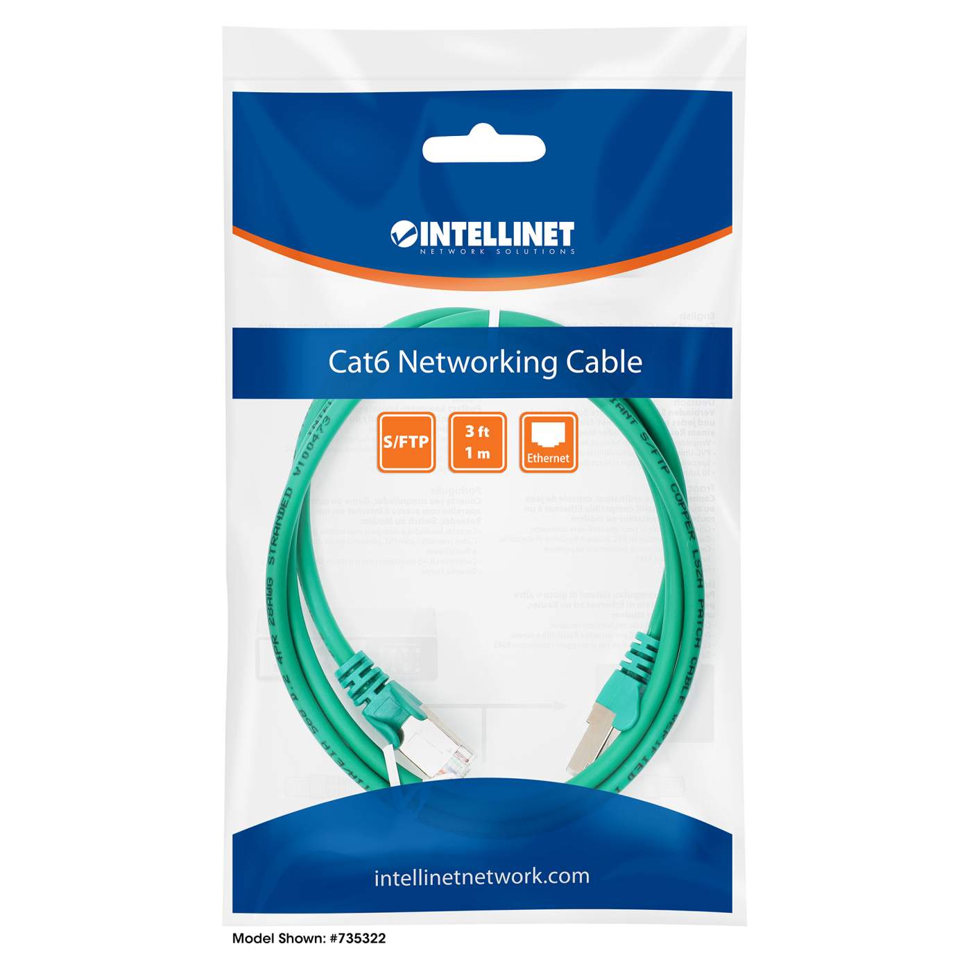 Cable de red LSOH, Cat 6, SFTP Packaging Image 2