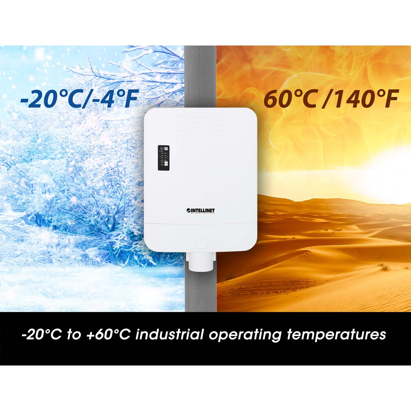 Switch para exteriores de 8 puertos Gigabit Ethernet PoE+ gestionable por web con 2 puertos SFP Image 6