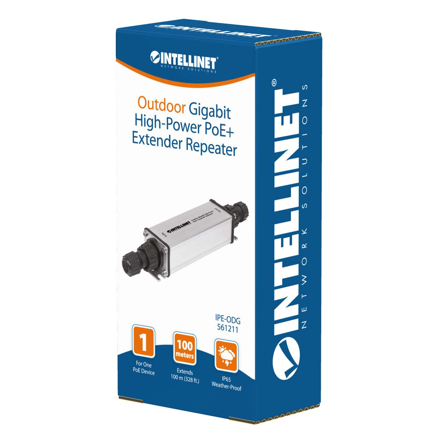 Repetidor Gigabit de alta potencia PoE+ para exteriores Packaging Image 2