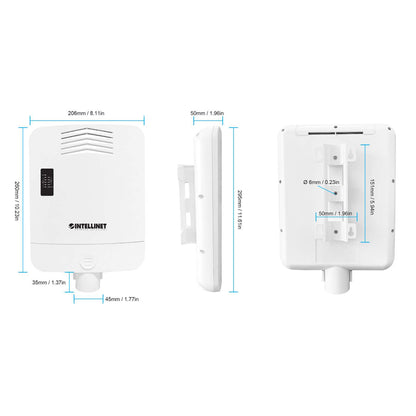 Switch PoE+ de 5 puertos Gigabit para exteriores, puerto de alimentación por PoE y 4 puertos de paso PoE+ Image 12