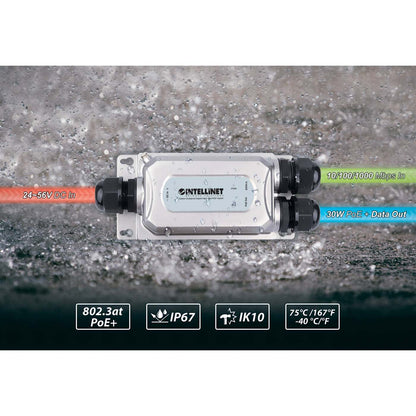 Inyector Gigabit PoE+ antivandálico para exteriores Image 11