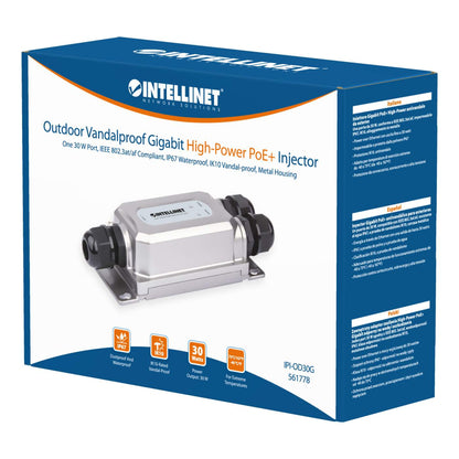 Inyector Gigabit PoE+ antivandálico para exteriores Packaging Image 2