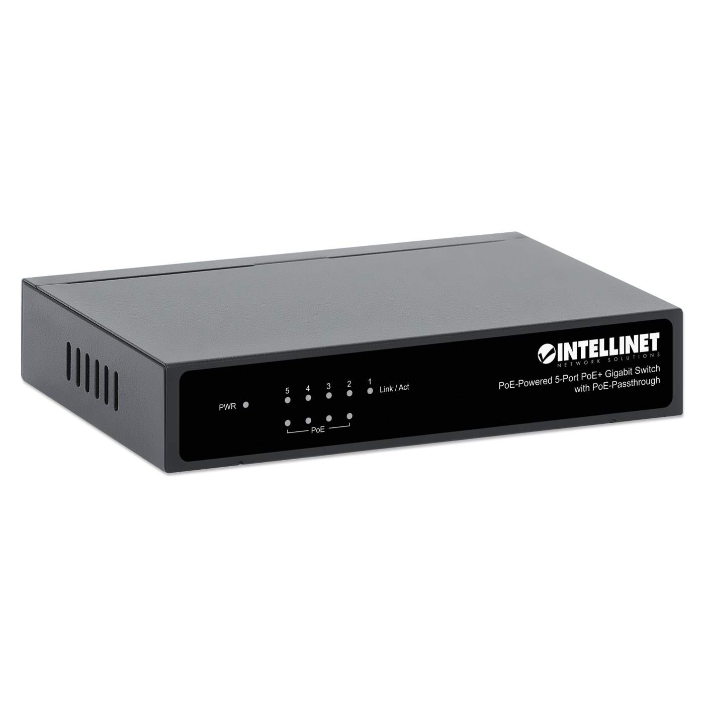 Switch con 5 puertos Gigabit alimentado por PoE, con transferencia de PoE Image 3