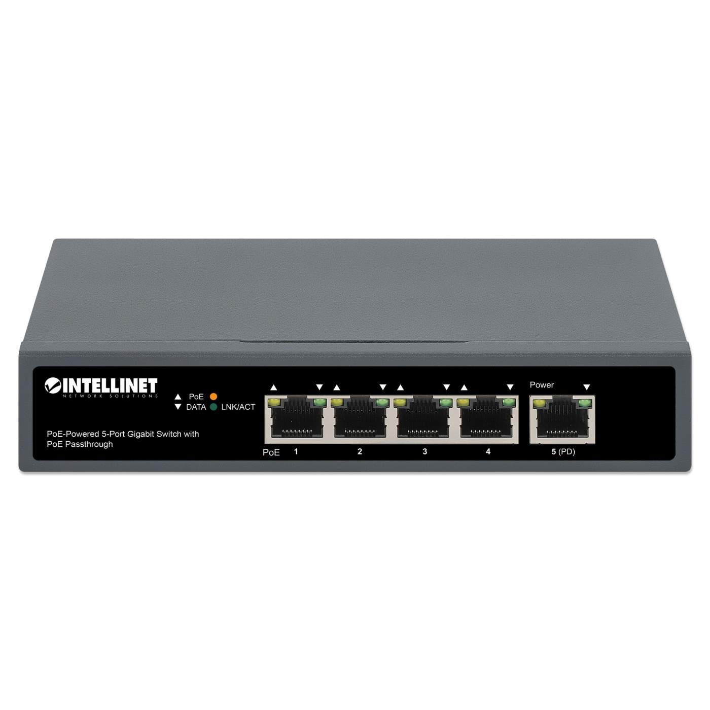 Switch PoE+ de 5 puertos Gigabit con Transferencia PoE Image 4