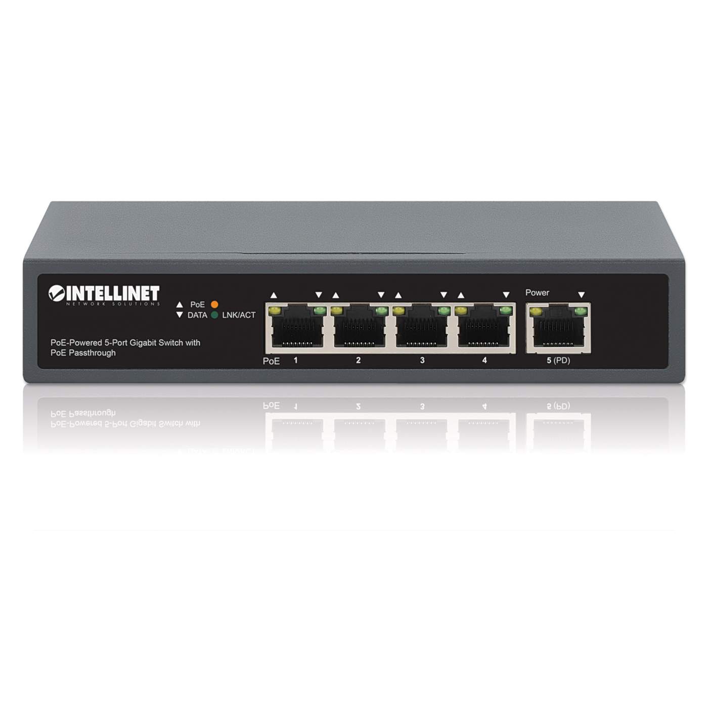 Switch PoE+ de 5 puertos Gigabit con Transferencia PoE Image 6