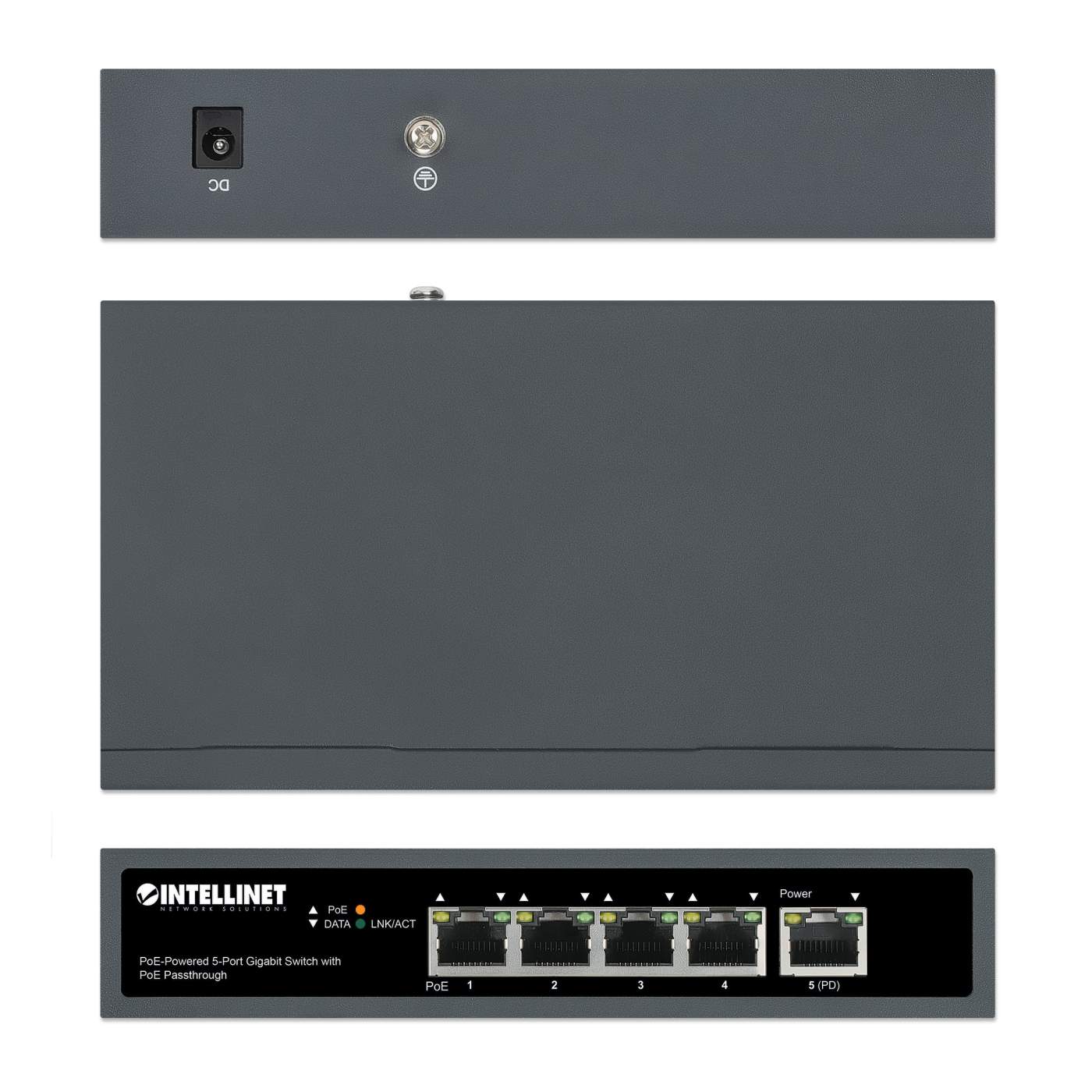 Switch PoE+ de 5 puertos Gigabit con Transferencia PoE Image 7