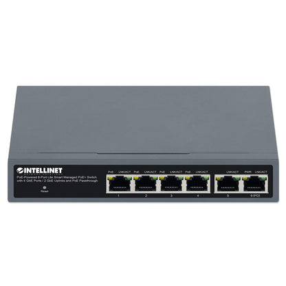 Switch Administrable Lite PoE+ con 4 puertos GbE  y 2 puertos GbE de enlace ascendente y PoE de paso Image 4