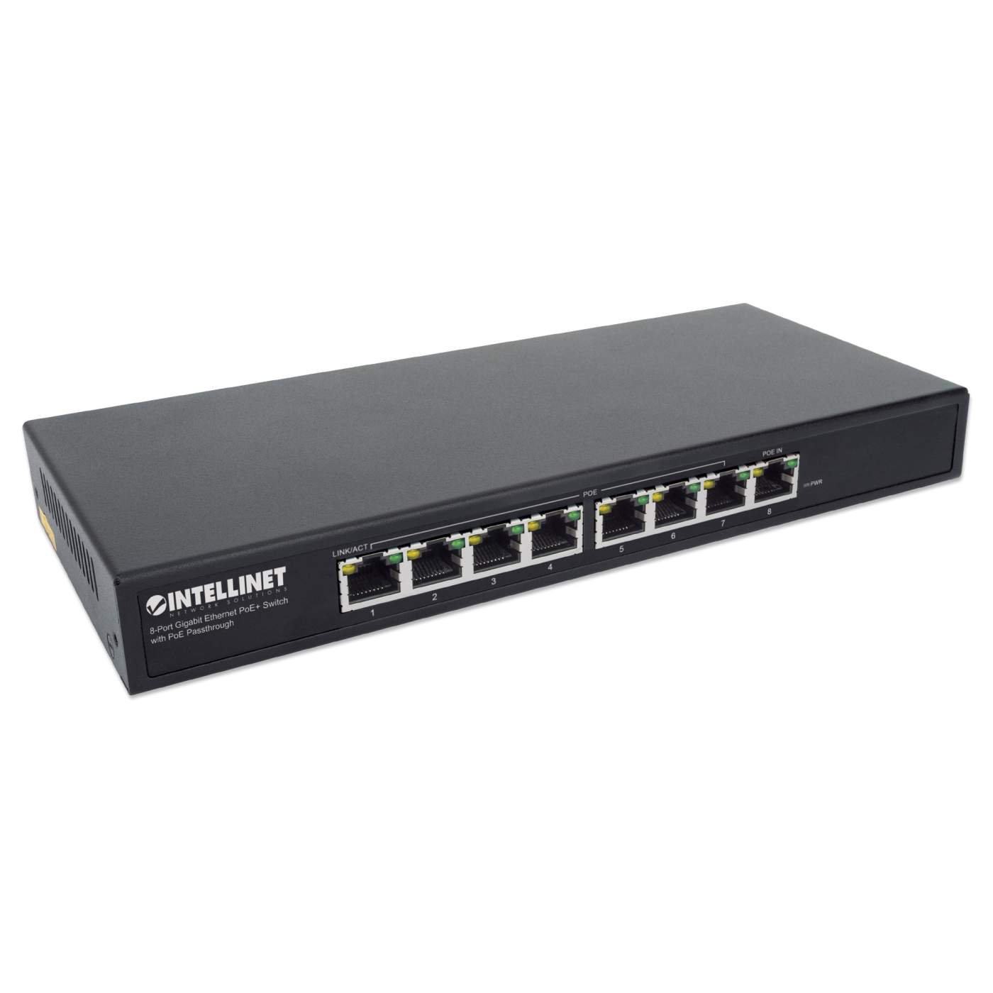 Switch PoE+ con 8 puertos Gigabit alimentado por PoE (Passthrough) Image 3