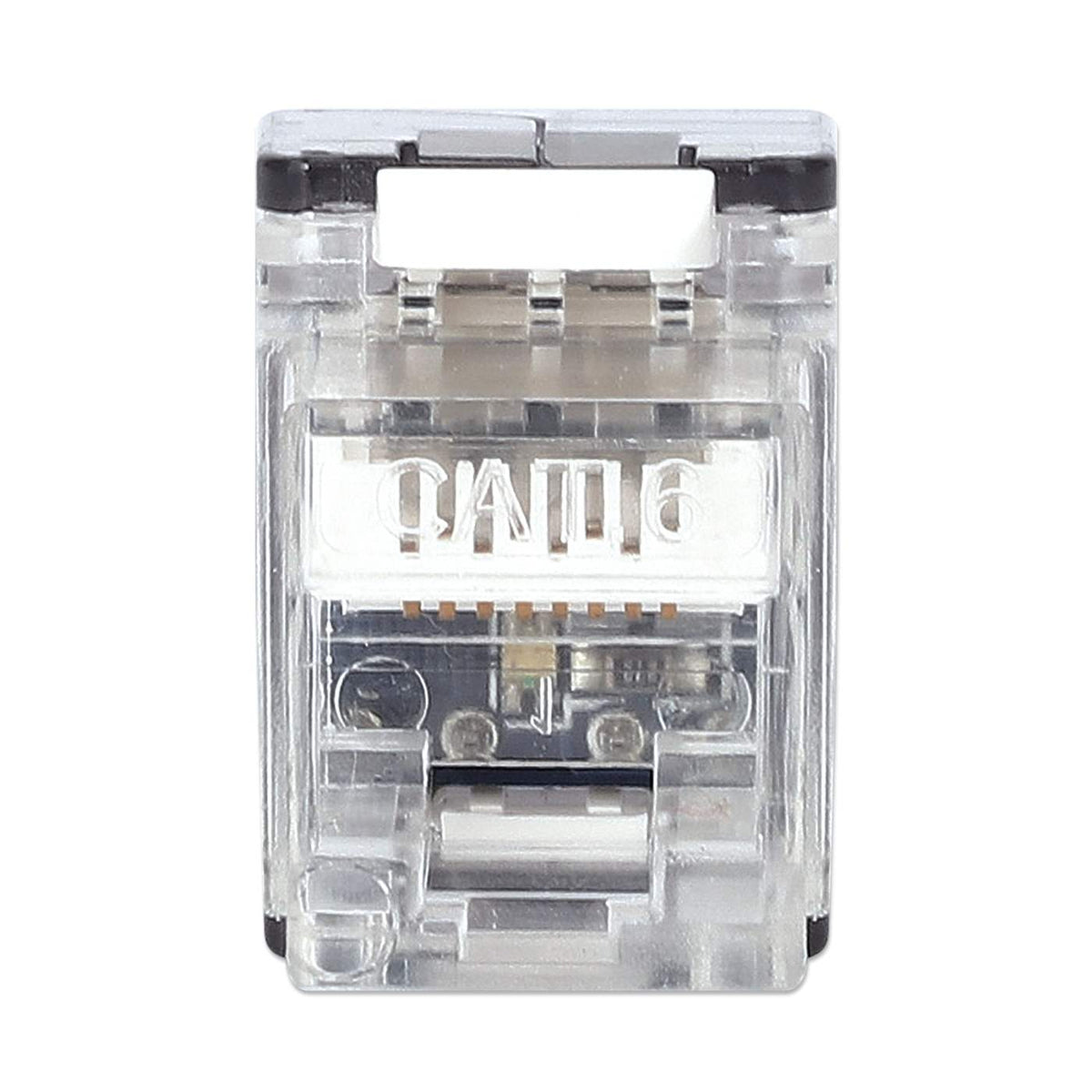 180°UTP Cat6 Keystone jack w/LED light,  toolless type Image 3