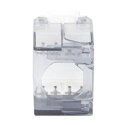 180°UTP Cat6 Keystone jack w/LED light,  toolless type Image 4