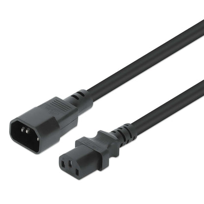 Cable de extensión de alimentación C13 a C14, 3 ft. Image 1