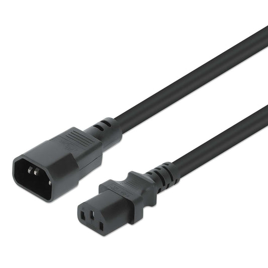 Cable de extensión de alimentación C13 a C14, 3 ft. Image 1