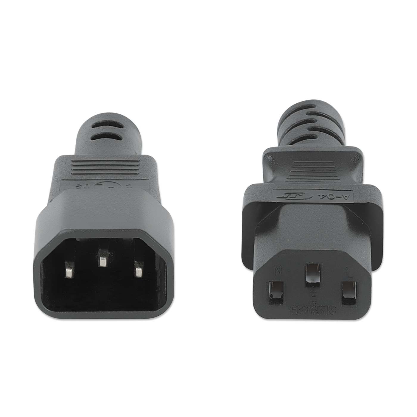 Cable de extensión de alimentación C13 a C14, 3 ft. Image 3