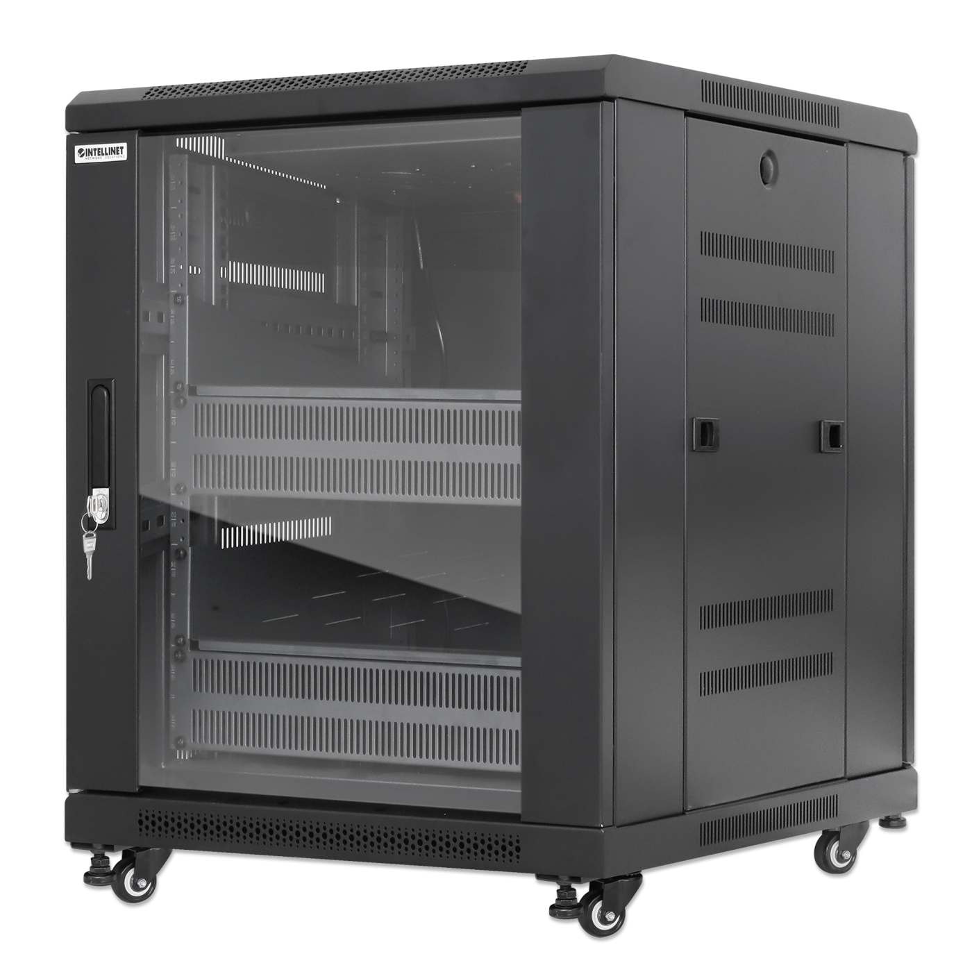 Gabinete 19" Pro Line con extractores de aire, 12U Image 1