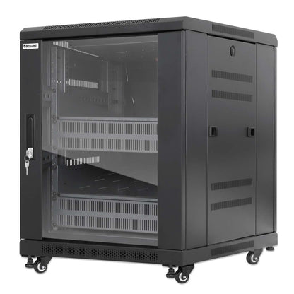 Gabinete 19" Pro Line con extractores de aire, 12U Image 1