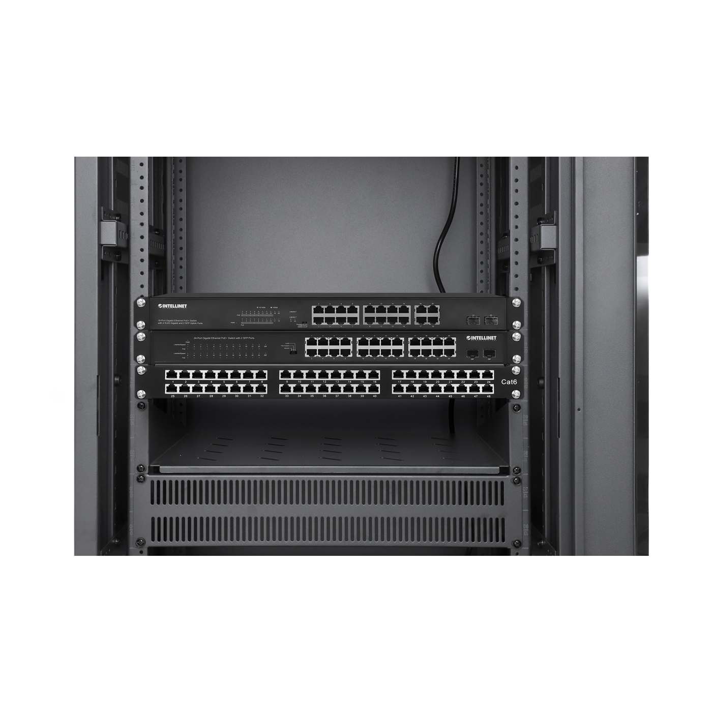 Gabinete 19" Pro Line con extractores de aire, 12U Image 9