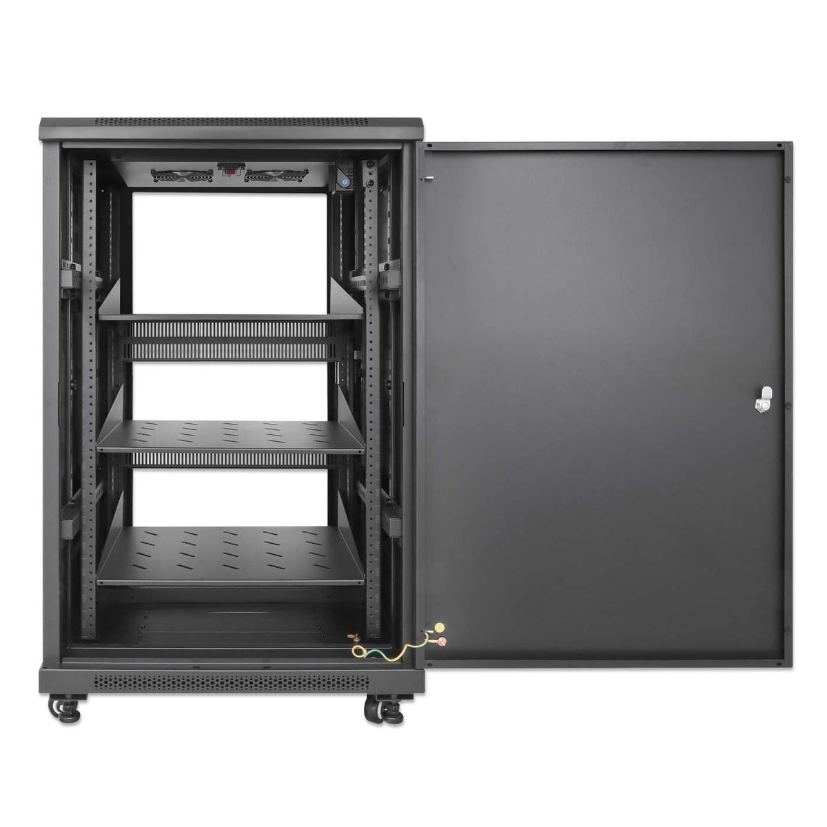 Gabinete 19" Pro Line con extractores de aire, 18U Image 7