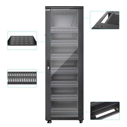 Gabinete 19" Pro Line con extractores de aire, 38U Image 8