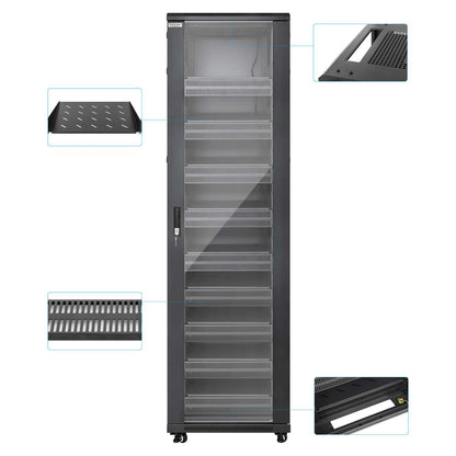 Gabinete 19" Pro Line con extractores de aire, 42U Image 8