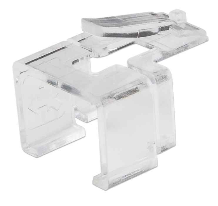 PLUG RJ45 CLIP DE REPUESTO BOTE CON 50 PIEZAS TRANSPARENTE Image 3