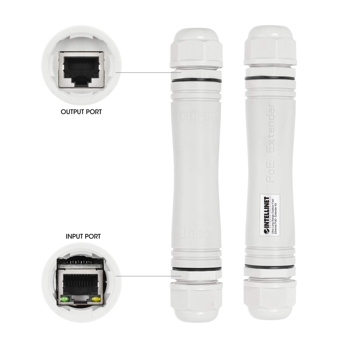 Kit extensor PoE+ de ultra largo alcance para exteriores Image 7
