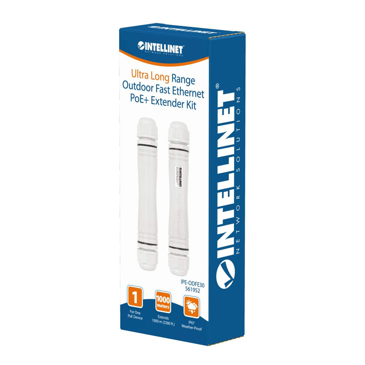 Kit extensor PoE+ de ultra largo alcance para exteriores Packaging Image 2