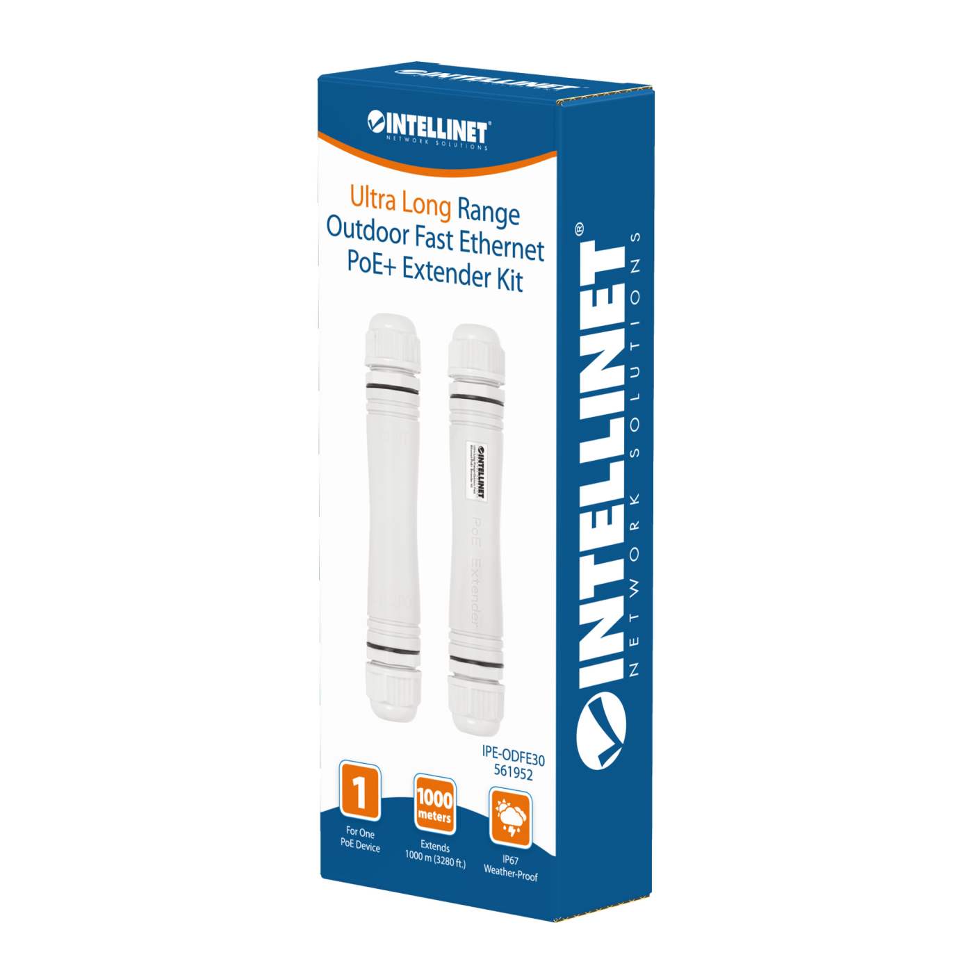 Kit extensor PoE+ de ultra largo alcance para exteriores Packaging Image 2