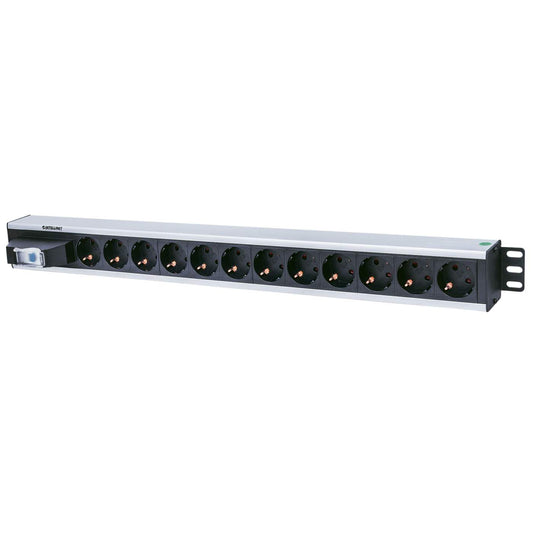 Barra multicontactos vertical con 12 salidas - Contactos tipo alemán Image 1