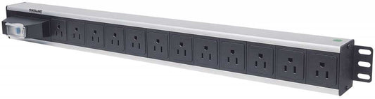 Unidad de distribución de energía (PDU) vertical de 12 salidas para montaje en rack Image 1