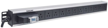 Unidad de distribución de energía (PDU) vertical de 12 salidas para montaje en rack Image 3